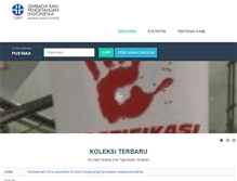 Tablet Screenshot of katalog.pdii.lipi.go.id