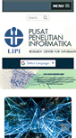 Mobile Screenshot of informatika.lipi.go.id